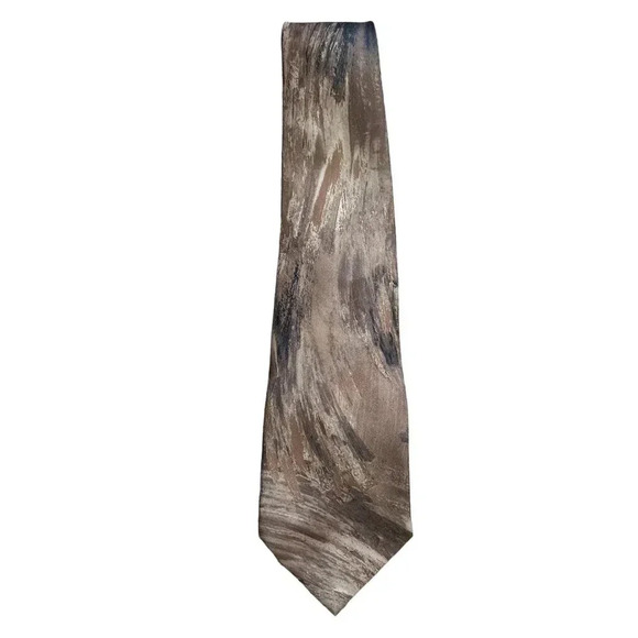 Caspian Dynamic Brown Swirl Tie - Picture 1 of 3